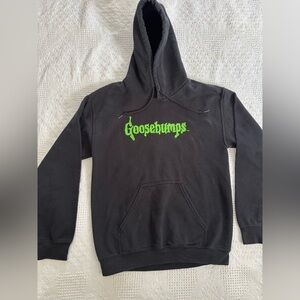 Goosebumps Welcome to Horrorland Unisex Adult Small Black Hoodie Sweatshirt